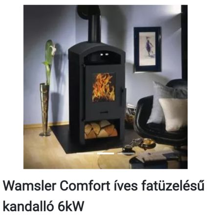 kandalló SVT compakt íves 6 kw-os